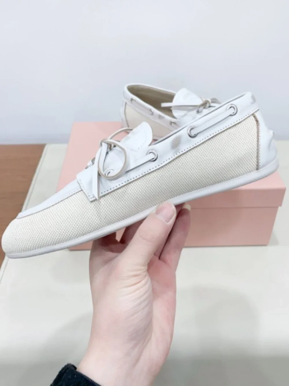 Miu Miu White   Flats